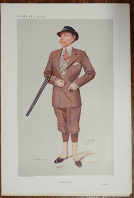 Lot 323 - Vanity Fair. A collection of ten caricatures of game shooters, late 19th & early 20th century