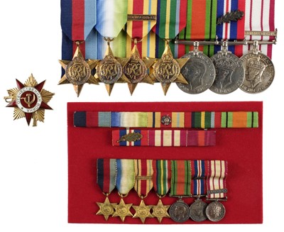 Lot 34 - WWII Naval group of medals - Lt. Cdr C.A. Langton
