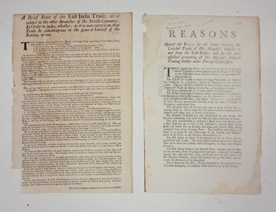 Lot 147 - East India Company. A Brief State of the East India Trade, [London, 1715?]