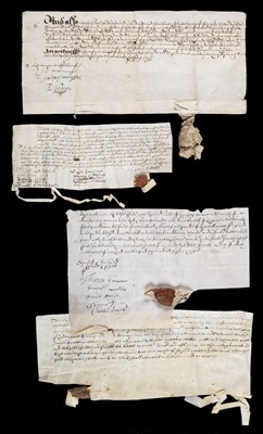 Lot 684 - Legal Documents. A group of 20 documents, 17th century