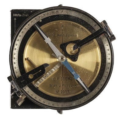 Lot 126 - Zeppelin compass. LZ85 compass recovered in Salonika 1916