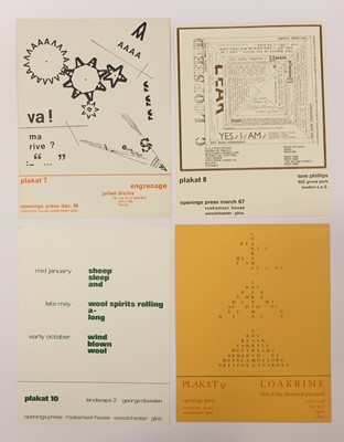 Lot 524 - Openings Press. Plakat 1-10, [1968]
