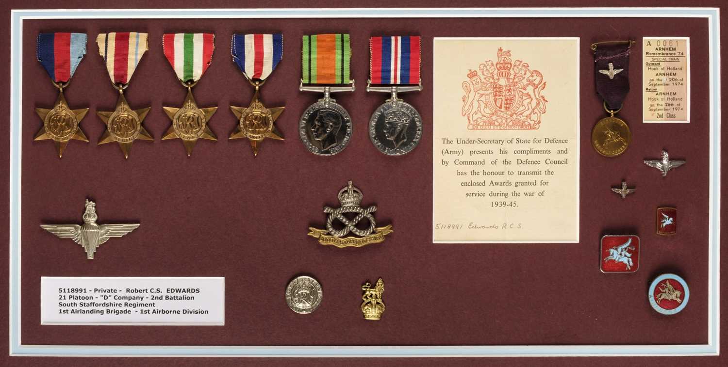 Lot 31 - WWII Arnhem group of medals