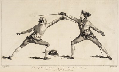 Lot 452 - Angelo (Domenico). L'École des Armes ... The School of Fencing, [2nd edition], 1765
