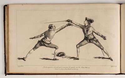 Lot 452 - Angelo (Domenico). L'École des Armes ... The School of Fencing, [2nd edition], 1765