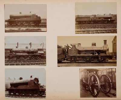 Lot 816 - Railways. An assorted group of 7 photo scrap albums