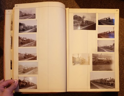 Lot 816 - Railways. An assorted group of 7 photo scrap albums