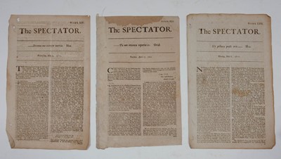 Lot 509 - Early English Newspapers and Periodicals. Approximately 100 items, mostly 18th century