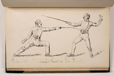 Lot 478 - Corbesier (Antoine J.). Theory of fencing, with the small-sword exercise, Washington, 1873