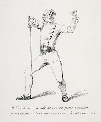 Lot 215 - Cordelois. Leçons d'Armes..., 2nd edition, Paris, 1872