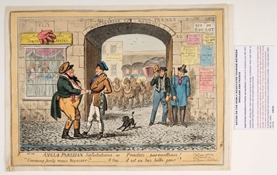 Lot 324 - Cruikshank (George, 1792-1878). Snuffing out Boney!, T. Tegg, 1814, and 17 others