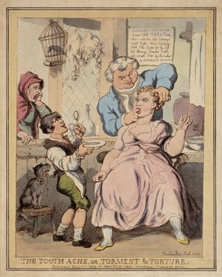 Lot 328 - Rowlandson (Thomas, 1756-1827). The Tooth Ache, or, Torment & Torture, 1823, and six others