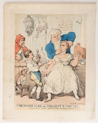 Lot 328 - Rowlandson (Thomas, 1756-1827). The Tooth Ache, or, Torment & Torture, 1823, and six others