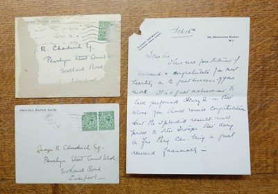 Lot 626 - Baden-Powell (Robert, 1857-1941). 5 Typed Letters Signed, 1920-25