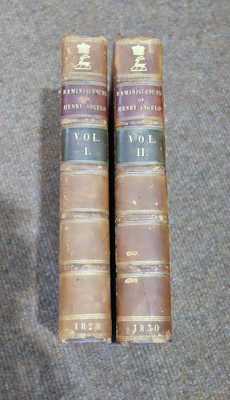 Lot 455 - Angelo (Henry). Reminiscences of Henry Angelo, 2 volumes, 1828