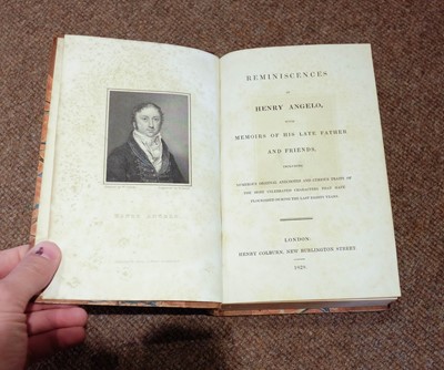 Lot 455 - Angelo (Henry). Reminiscences of Henry Angelo, 2 volumes, 1828