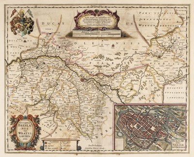 Lot 83 - Poland. Blaeu (Johannes), Ducatus Breslanus sive Wratislaviensis, Amsterdam, circa 1663