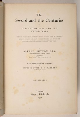 Lot 482 - Hutton (Alfred). Old Sword-Play the Systems of Fence in Vogue..., 1892