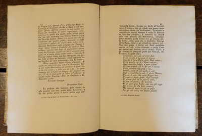 Lot 490 - Baldi (Bernardino). Versi e Prose, 1590