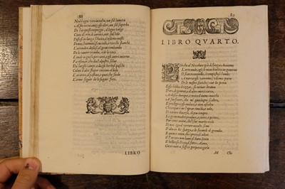 Lot 490 - Baldi (Bernardino). Versi e Prose, 1590