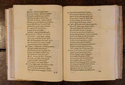 Lot 490 - Baldi (Bernardino). Versi e Prose, 1590