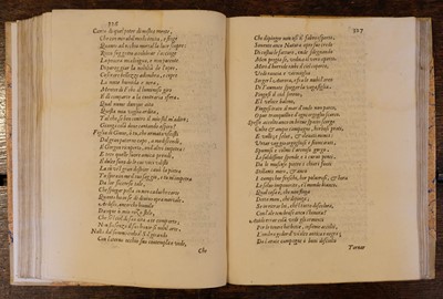 Lot 490 - Baldi (Bernardino). Versi e Prose, 1590
