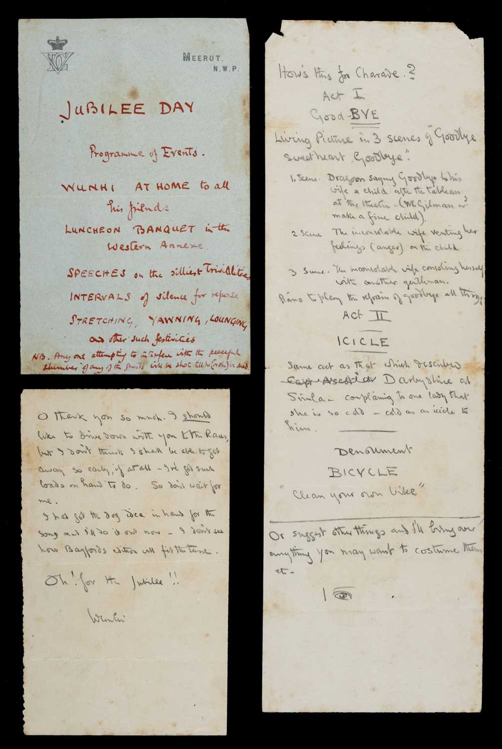 Lot 622 - Baden-Powell (Robert). An Autograph Programme of Events, [1897]