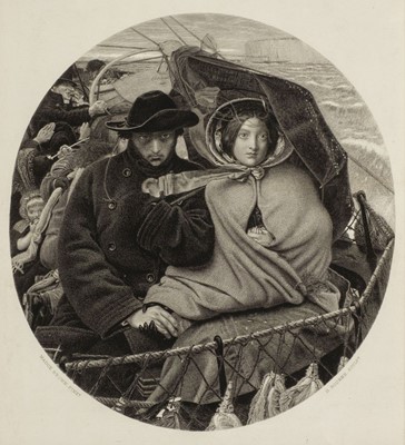 Lot 516 - Bourne (Herbert, 1820-1907). The Last of England, after Ford Madox Brown