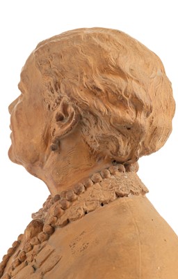 Lot 297 - Crimean War. Victorian terracotta bust modelled as Mary Seacole