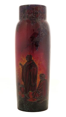 Lot 308 - Royal Doulton. A flambe pottery vase designed by Charles Noke