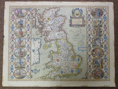 Lot 13 - British Isles. Speed (John), Britain as it was devided in the tyme of the English Saxons..., 1627