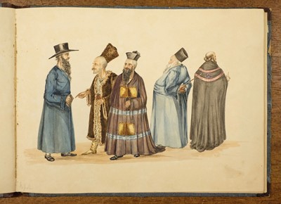 Lot 158 - Italy. Album of watercolours, 1829, ex libris Thomas Ashby (1874-1931)