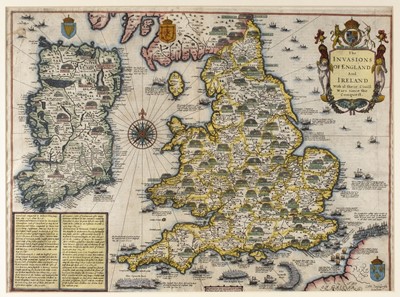 Lot 14 - British Isles. Speed (John), The Invasions of England and Ireland..., circa 1627