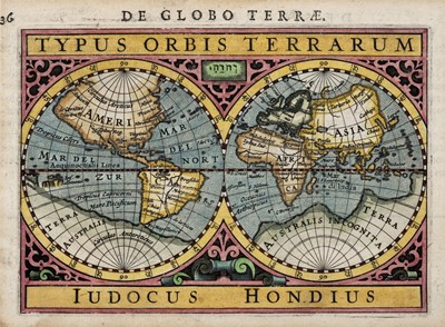 Lot 132 - World. Bertius (Petrus). Typus Orbis Terrarum, circa 1616