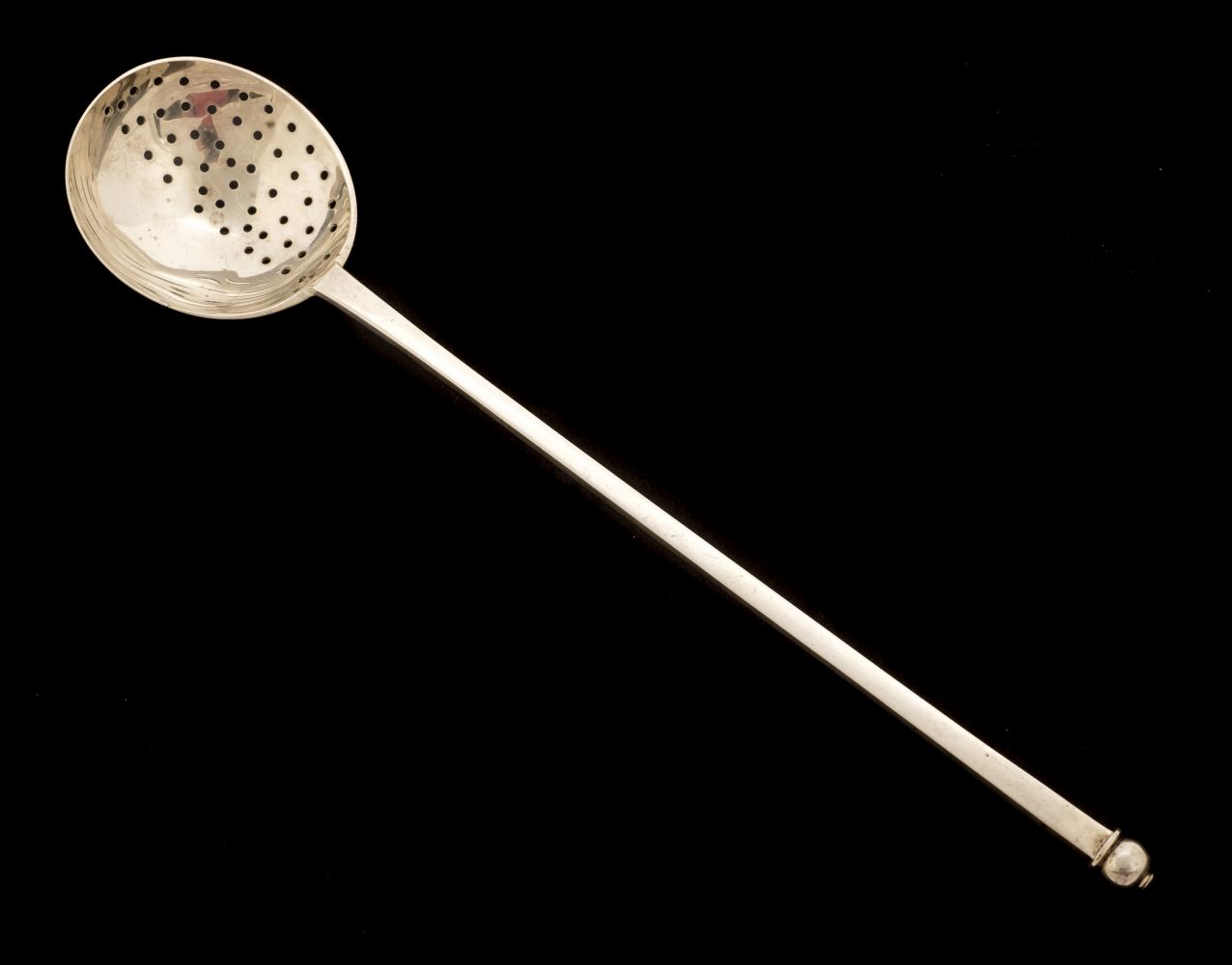 Lot 228 Sifter spoon. A silver sifter spoon, London