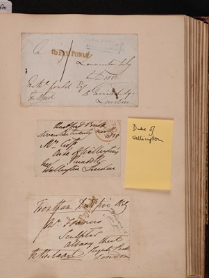 Lot 627 - British & Irish politicians & peers. Autograph album, 18-19th century