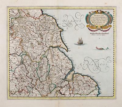 Lot 11 - British Isles. Mercator (Gerard), Tab. I. Europae Continens Albion Britanniam et Hiberniam, 1690