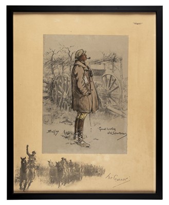 Lot 310 - Payne (Charles Johnson, 'Snaffles'). The Gunner, circa 1916