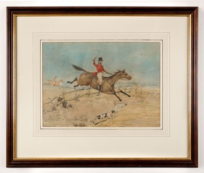 Lot 274 - Alken (Henry, 1785 - 1851, attributed). Set of four Fox Hunting scenes