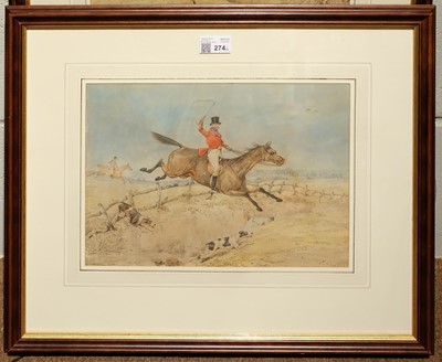 Lot 274 - Alken (Henry, 1785 - 1851, attributed). Set of four Fox Hunting scenes