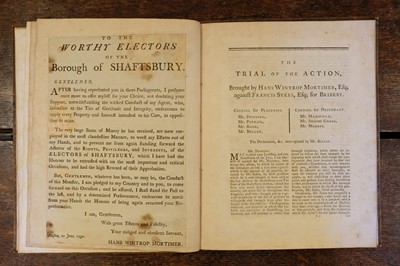 Lot 557 - Shaftesbury Election of 1774