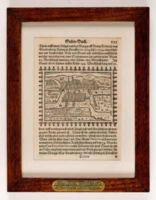 Lot 82 - Poland. A collection four of Polish town plans, 16th -18th century