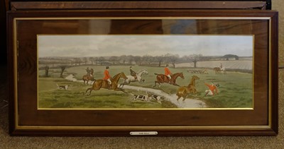 Lot 314 - Stock (C. R.). Set of four hunting prints, Arthur Ackermann, 1889