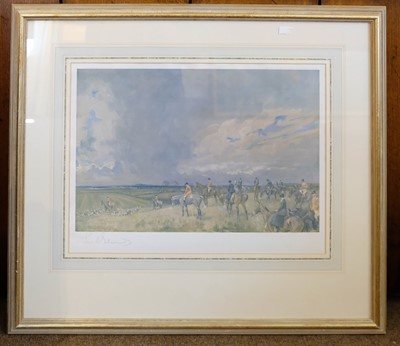 Lot 297 - Edwards (Lionel, 1878-1966). The Devon and Somerset Staghounds coming out of The Danesbrook, 1963