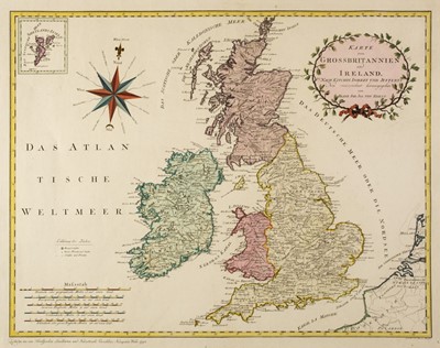 Lot 99 - British Isles. Von Reilly (Franz Johann Joseph), Karte von Gross Britannien und Ireland..., 1795