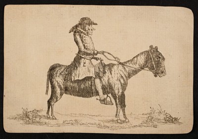 Lot 325 - Darly (Mary & Matthew, active circa 1760-1780). The Little Deans Yard Macaroni, 1772