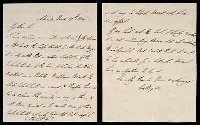 Lot 738 - Wellington (Duke of). Autograph letter signed to Sir Charles Stuart, Almeida, 1810