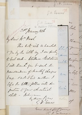 Lot 702 - Victorian Education. An archive of approx. 250 letters, c.1850-95