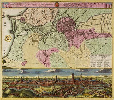 Lot 107 - Danzig/Gdansk. Homann (Johann Baptist, heirs of), Die Konigl. Polnische..., Danzig..., 1739