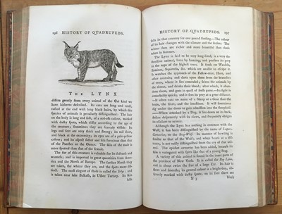 Lot 125 - Bewick (Thomas). A General History of Quadrupeds, 1st edition, Newcastle, 1790